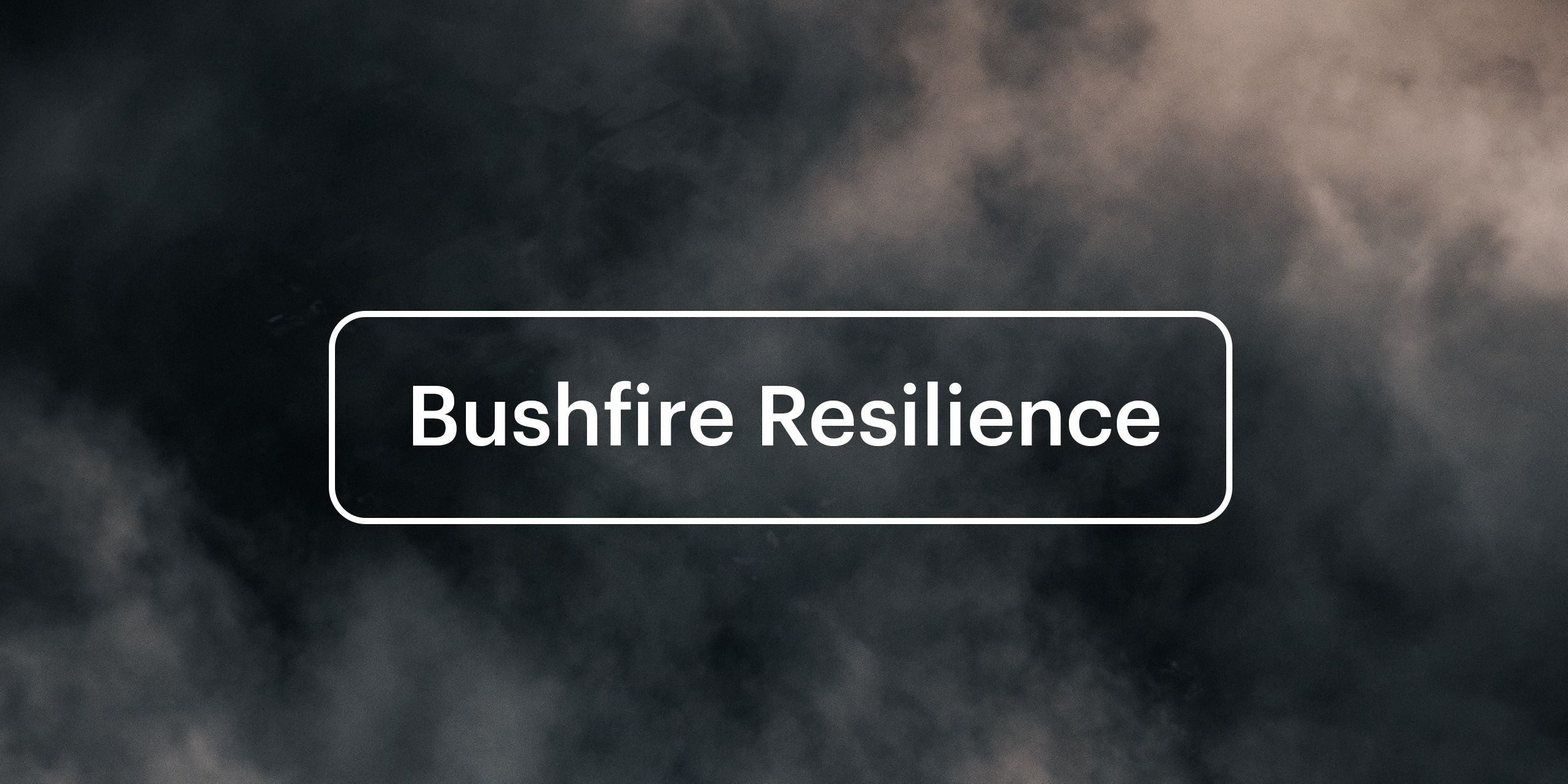 BushfireResilience tile with smoke background