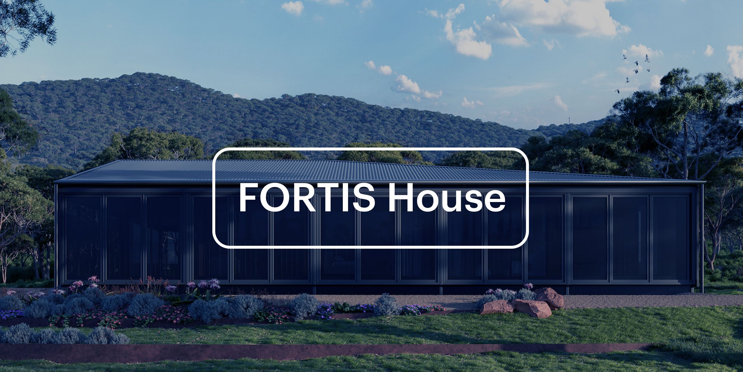 FORTIS House tile with house in background